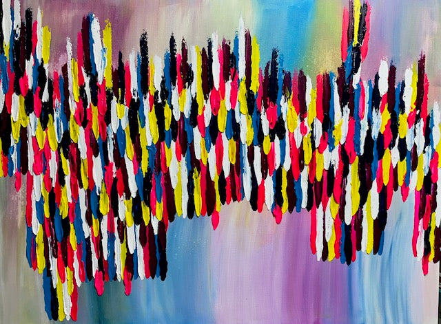 Serenity- Original Textured Palette Knife Painting