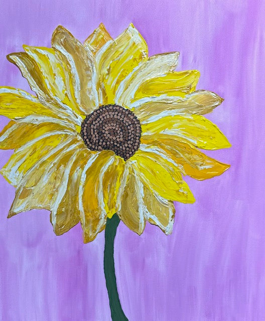 Lucille- Calm Flower Painting