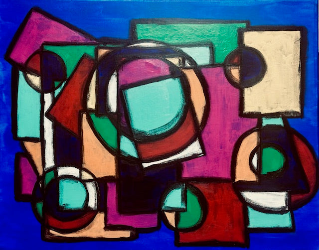 The 90's- Original Abstract Painting