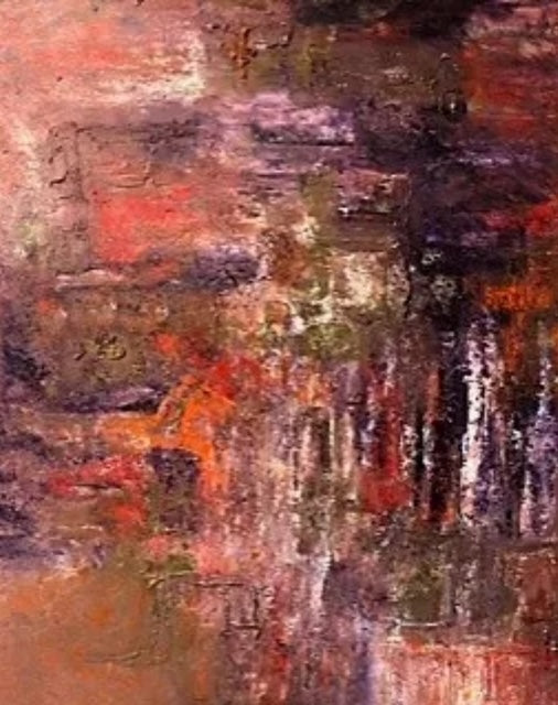 Alora- Original Textured Abstract Palette Knife Painting